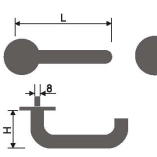 Как снять и заменить ручки коммерческих дверей?
